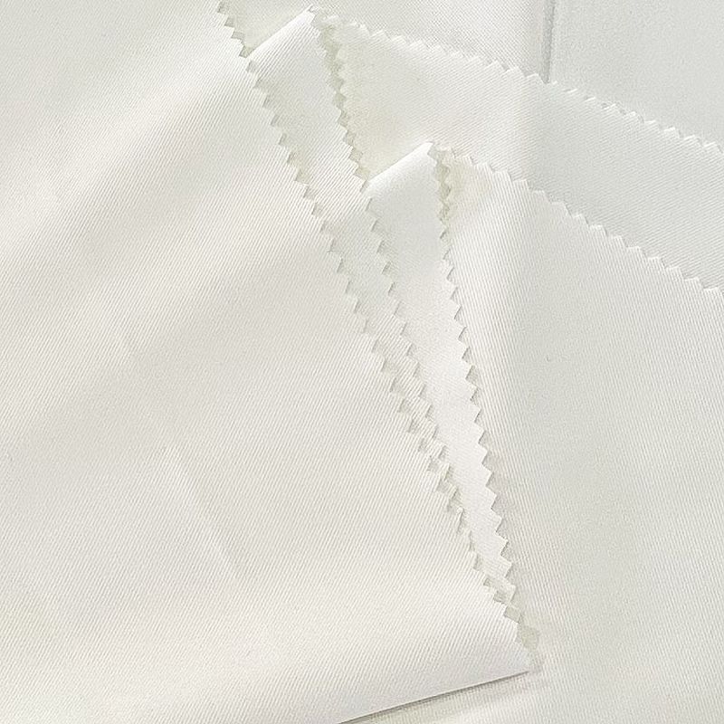 Переработанный CR-155 75D переработанныйTwisted Twill 4-Way Stretch Fabric 90% Переработанный полиэстер 10% Спандекс 75D+40D*75D+40D