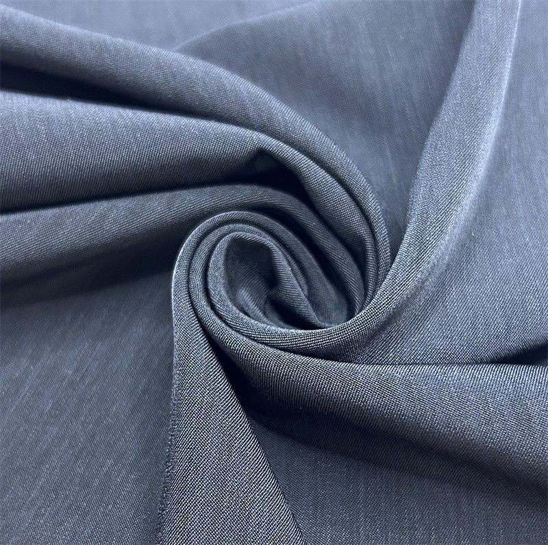 Мат Half Twill Вертикальная полоса Помытая бархатная рубашка / блузка / юбка пальто / куртка Переработанная полиэстерная ткань оптом