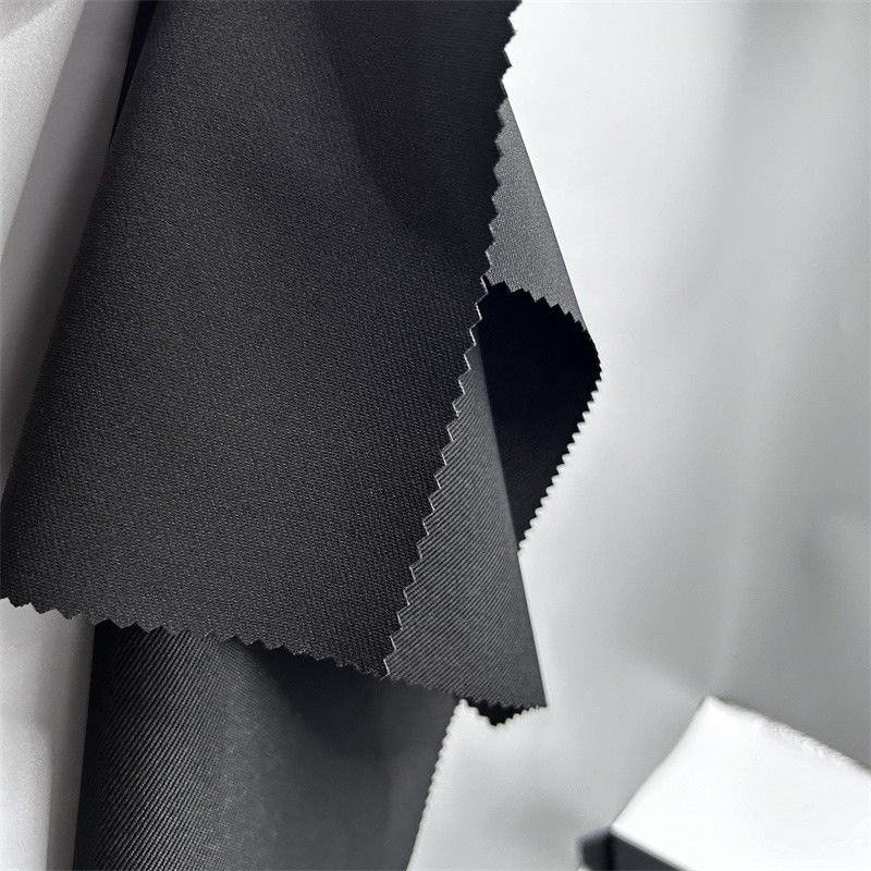 Четырехсторонняя эластичная двойная точка Пешие прогулки 265GSM Полиэстерная спандексная ткань Горничная спортивная одежда досуг
